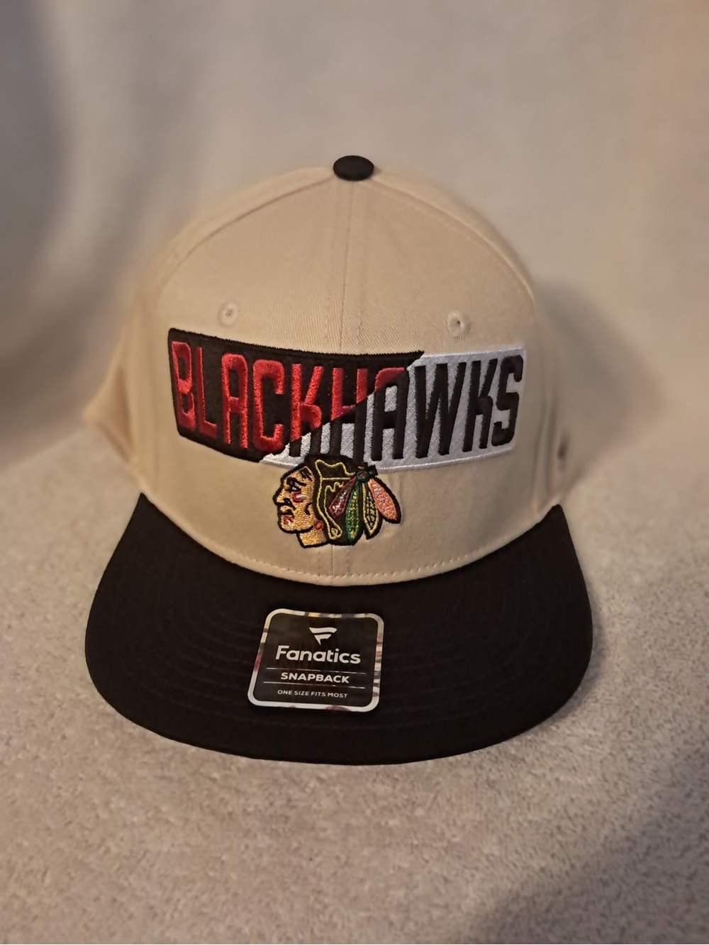 Chicago Blackhawks Fanatics NHL pro SnapBack hat